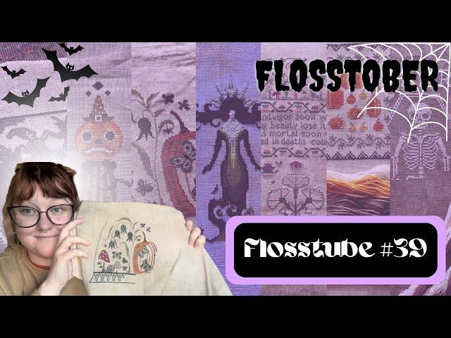 Flosstube #39: End of Flosstober! All the Progress and Queen City Recap 