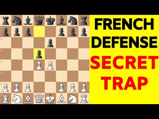 Crush the French Defense [Deadly TRAP to Win in 10 Moves]