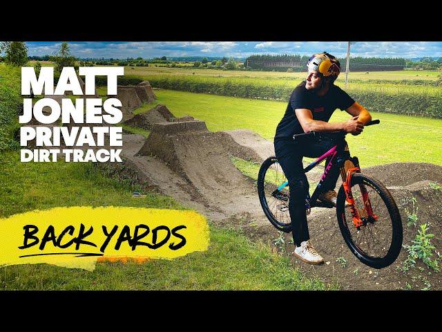 Matt Jones Insane Backyard MTB Dirt Track