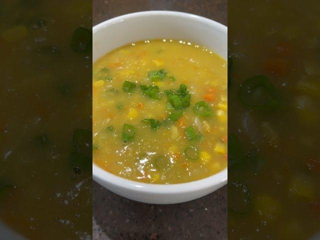 Sweet Corn Soup|Veg Sweet Corn Soup Recipe #shorts