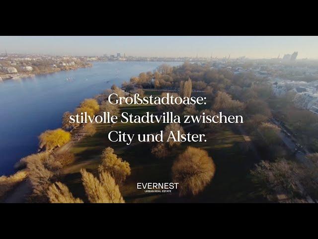 Großstadtoase: stilvolle Stadtvilla zwischen City und Alster