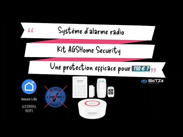 alarme maison radio pas cher sans fil connectée efficace et utile ? AGS Home un kit à 120 euros.