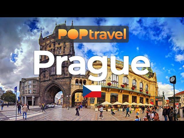 Walking in PRAGUE, Czech Republic  - Great Tour - 4K