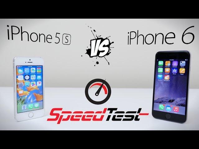 iPhone 6 vs iPhone 5s Speed Test - Interesting Results - (4K)