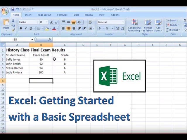 Excel How-To: Starting a Basic Spreadsheet