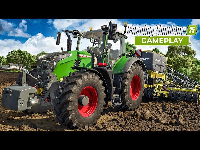 LS25: Gameplay Preview mit GPS, neuen Maschinen und USA-Karte im FARMING SIMULATOR 25 1/2