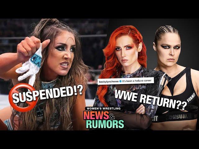 Latest on Britt Baker's Suspension, Ronda Rousey and Becky Lynch WWE Return? | News and Rumors LIVE