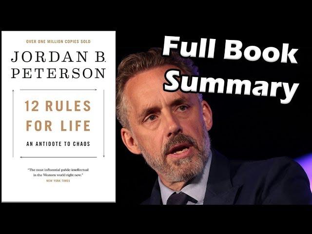 12 RULES for LIFE an Antidote to Chaos by Jordan Peterson Book Summary Animated