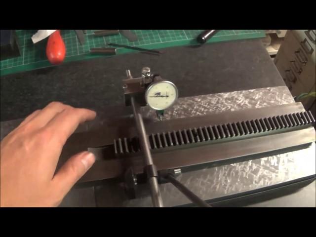 Herbert Surface Grinder Restoration part 3 scraping the table