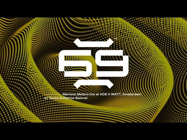 AUDIOHOLICS 69 | Mariano Mellino live at ADE x WATT, Amsterdam w/ Sasha & Patrice Baümel