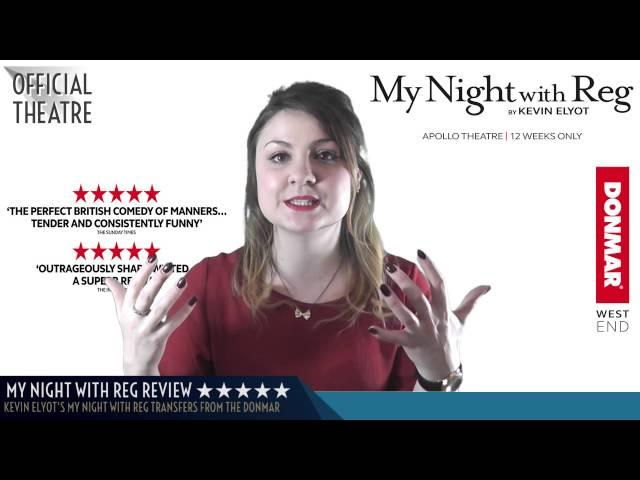 60 Second My Night With Reg Review Apollo Theatre