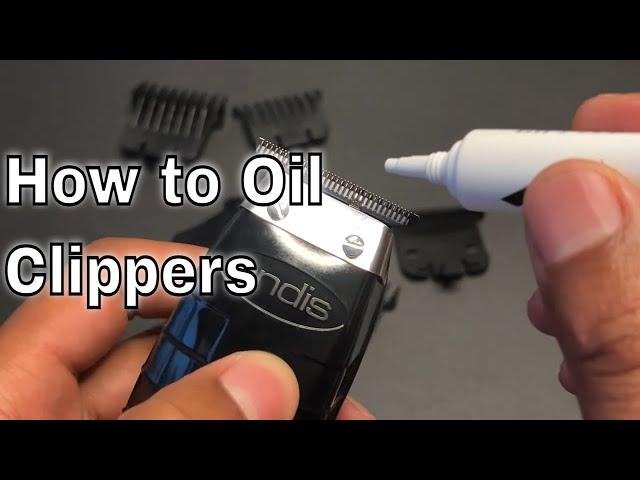 How to Oil Andis Clippers