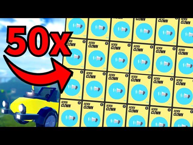 Spending $1,000,000 on CLOWN HORNS (Roblox Jailbreak)