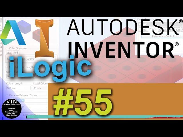 55 AUTODESK INVENTOR ilogic Tutorial (  iProperties )