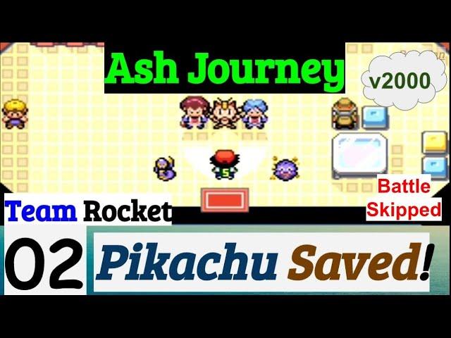 Pokemon Ash Journey Part 2 Pikachu Helped PokeFan | Team Rocket | GBA Rom Hack