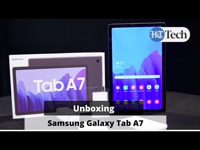 Samsung Galaxy Tab A7 unboxing: What do you get?
