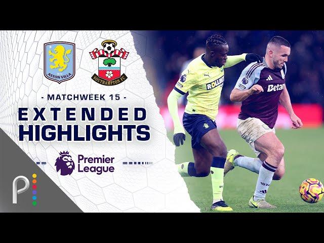 Aston Villa v. Southampton | PREMIER LEAGUE HIGHLIGHTS | 12/7/2024 | NBC Sports