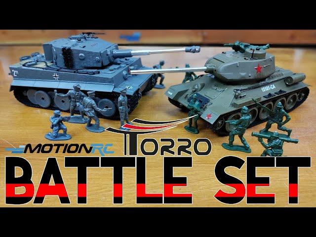 Torro World of Tanks Battle Set | 1/30 Scale RC Tanks | Motion RC