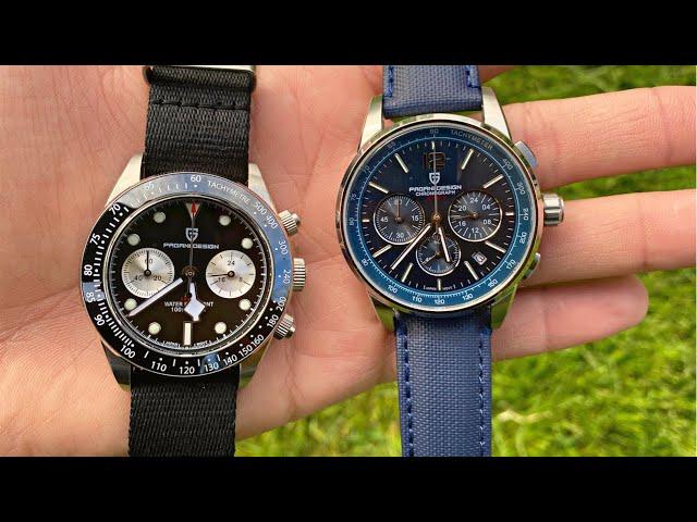 Pagani Design Tudor Chronograph homage + Code 11:59 homage Unboxing