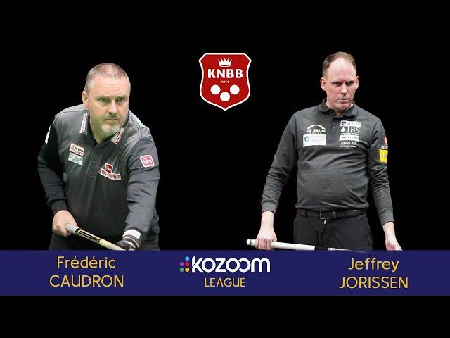 KNBB Kozoom League - Frédéric CAUDRON vs Jeffrey JORISSEN