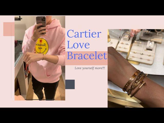 我的第一個卡蒂亞手環！！Cartier Love Bracelet