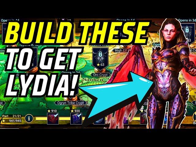 F2P CHAMPS YOU MUST BUILD TO GET LYDIA! | RAID: SHADOW LEGENDS