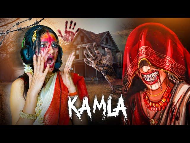 Playing KAMLA Game While Recreating KAMLA'S Horror Look ️