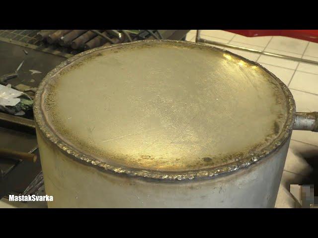 Сварка бака из нержавейки электродом