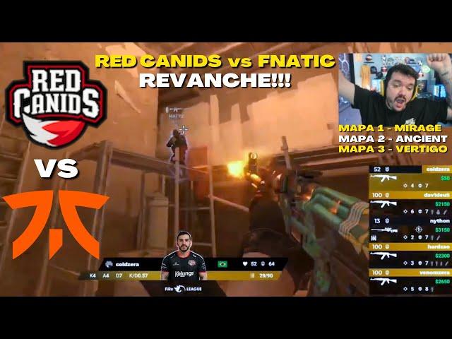 RED CANIDS vs FNATIC (Jogo Completo) FiReLEAGUE 2024 Global Finals