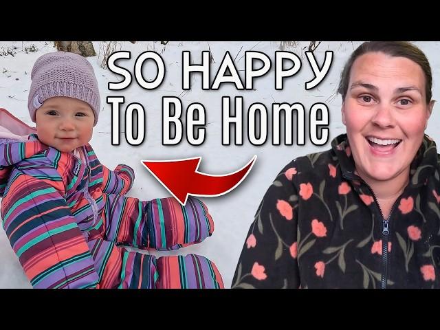 Back Home in COLD Alaska | Sauna Update and Back To Reality After Vacation!