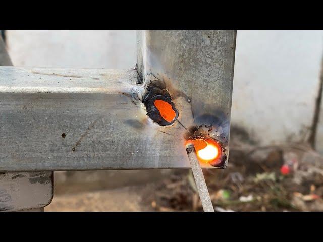 If only I knew sooner! Galvanized square pipe welding technique