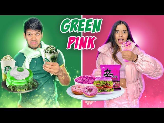 Eating Only One Colour Food for 24 Hours | Challanage - Yash and Hass