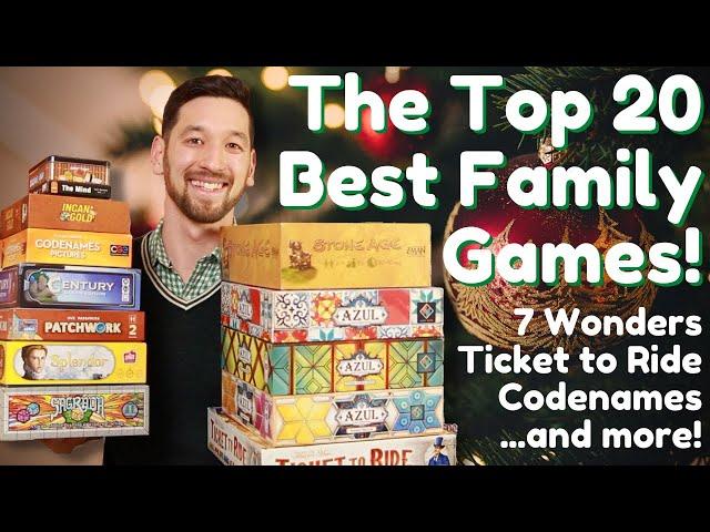 My Top 20 Favorite Board Games for the Family! (Your Gift-Giving Guide for the Holidays!)