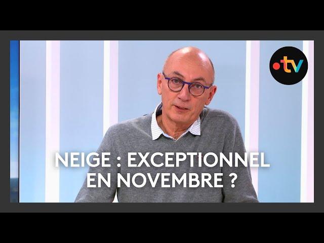 Neige : exceptionnel en novembre ? L'avis de Météo France