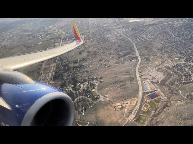 Southwest Boeing 737-800 Landing Denver Intl. (KDEN)