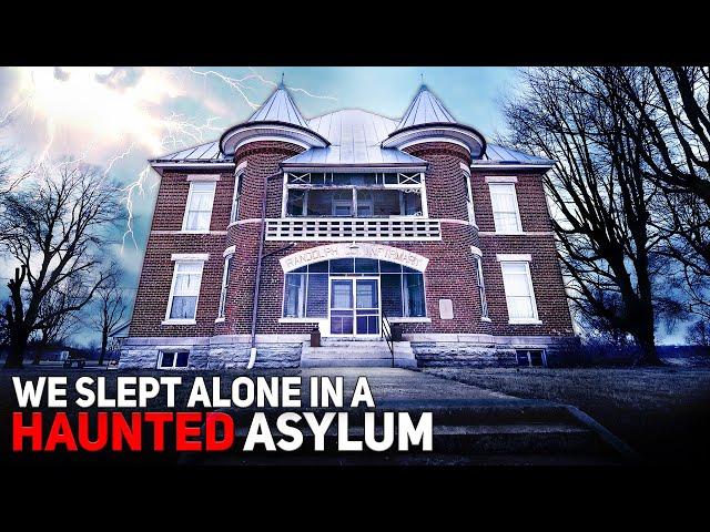 We Slept ALONE In A Haunted Asylum: Terrifying Paranormal Activity Captured