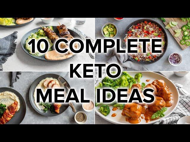 10 Easy Low Carb & Keto Meal Ideas [Side Dish Included]