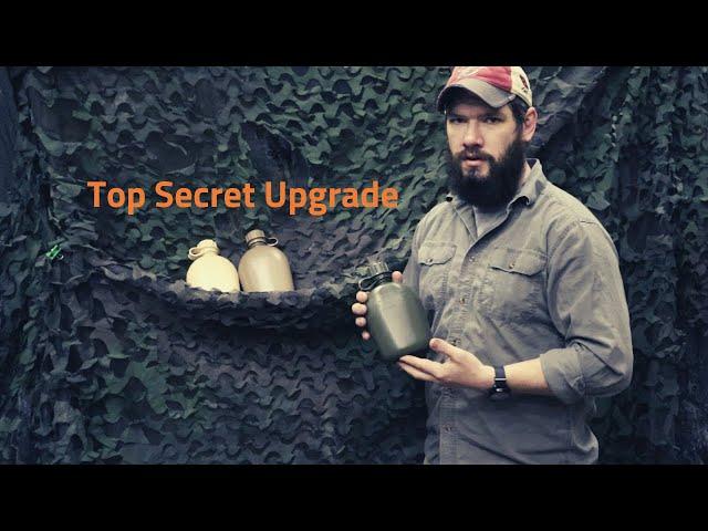 Classic USGI 1 Quart Canteen and Top-Secret Upgrade Advice