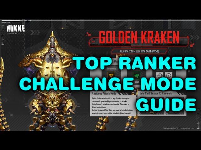 Golden Kraken Solo Raid Challenge Mode Guide | Mechanics & Teams | Nikke SR #15