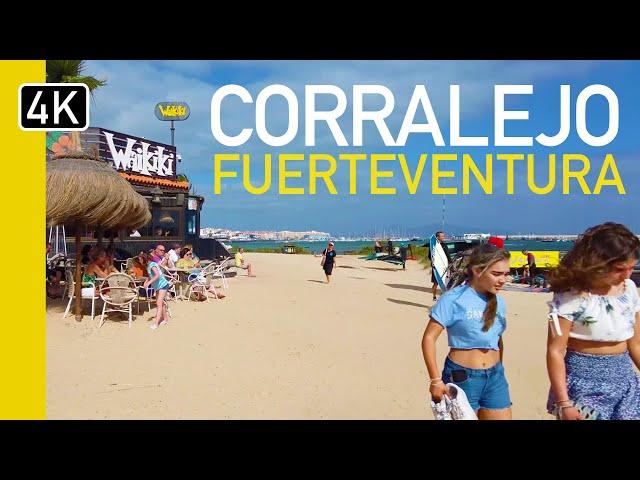 Experience WINDSWEPT Corralejo, Fuerteventura 4K Walk 2024!