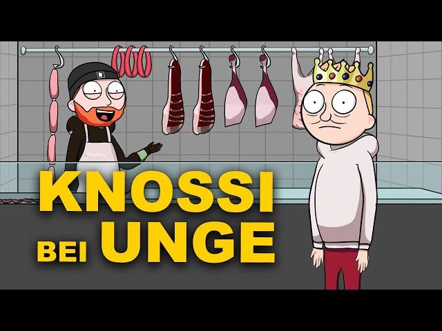 KNOSSI trifft UNGE im Supermarkt! Ist er FLEISCHER? 