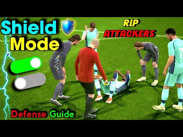 Turn On Shield Mode  Defending Tutorial | eFootball 2024 Mobile