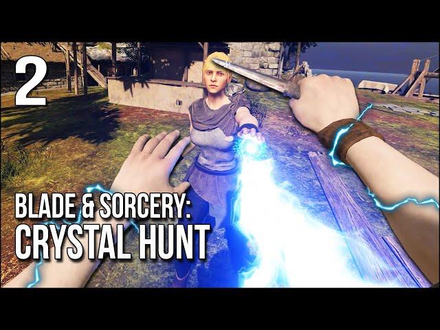 Blade & Sorcery: Crystal Hunt | Part 2 | Tiny Knife Boy vs Lightning God!