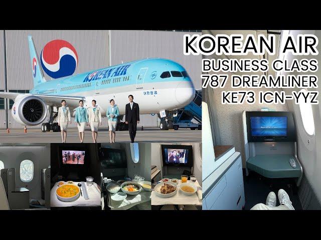 Korean Air 787 Business Class Review: Seoul - Toronto