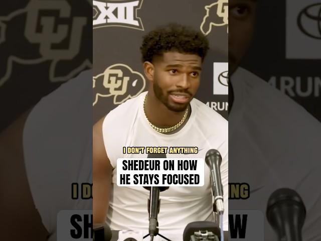 Shedeur Sanders doesn’t forget anything ️ (via @BuffsTV)