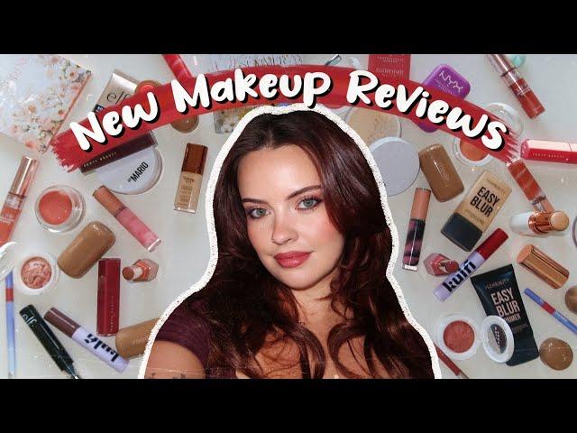 NEW MAKEUP Reviews + TRY ON'S | Julia Adams