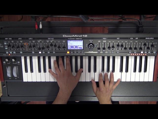 Behringer DeepMind 12 - DEMO (No talking)