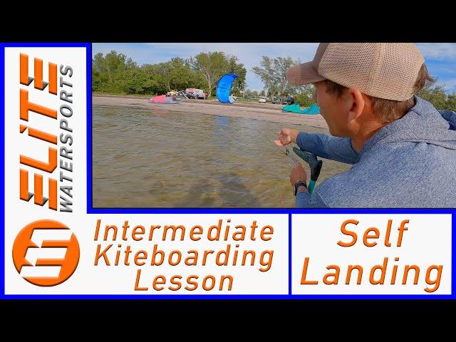 Intermediate Kiteboarding Lesson - Self Landing