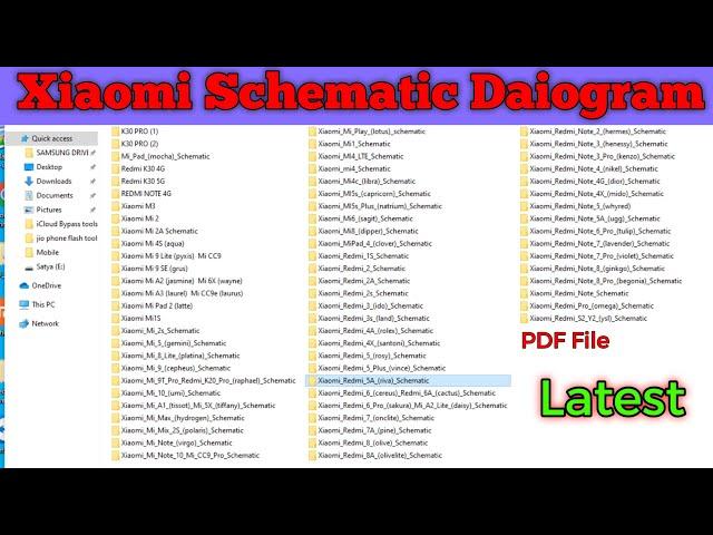 All Xiaomi schematic Diagram Latest// Free Download// Thanks Mobile