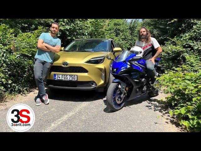 3 ŞERİT / B2 - TOYOTA YARİS CROSS - YAMAHA R7 - IDMATCH BİKE FİT UYGULAMASI